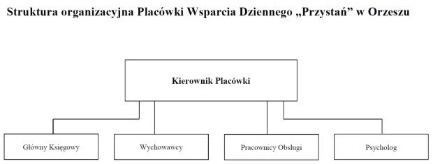 Struktura organizacyjna Placówki Wsparcia Dziennego 